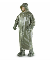 Czech Army Military Chemical Protection Suit Poncho Boot/Leggings Hood G... - $27.95