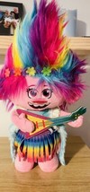 Trolls World Tour Dancing &amp; Singing Poppy Plush Doll Plays Just Wanna Ha... - £10.00 GBP