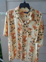 Mens Hawaiian Shirt SZ XL 100% Rayon Puritan - £16.14 GBP