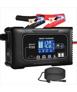 HTRC 20A 12V-24V Smart Battery Charger Motorcycle Car Repair Auto Moto L... - $1,288.31 MXN