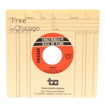 Chicago Free, Does Anybody Know Single 7&quot; 45 RPM Vinyl Record Columbia 4... - £5.44 GBP