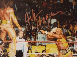 Hulk Hogan Ultimate Warrior signed Autographed 8x10 photo COA WWF WWE Wrestling - £131.29 GBP