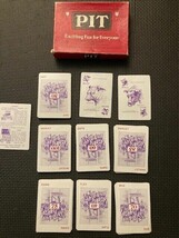 Vintage PIT Card Game by Parker Bros. Made in USA Exciting Fun for Everyone - £7.08 GBP