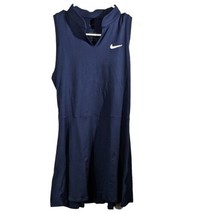 One Piece Tennis Dress Navy Blue Nike Womens Slim Fit Medium DV3490 Removed Tag - £47.45 GBP