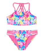 Wonder Nation Girls Mermaid Bikini Swimsuit 2-Piece Set Multicolor Sz XL... - $289.13 MXN