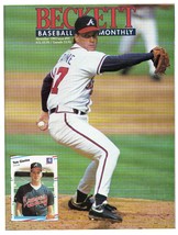 Tom Glavine Beckett Baseball Card Magazine #92 Nov 1992 Braves - £7.75 GBP