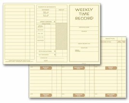 Weekly Time Record - 220  - £25.80 GBP
