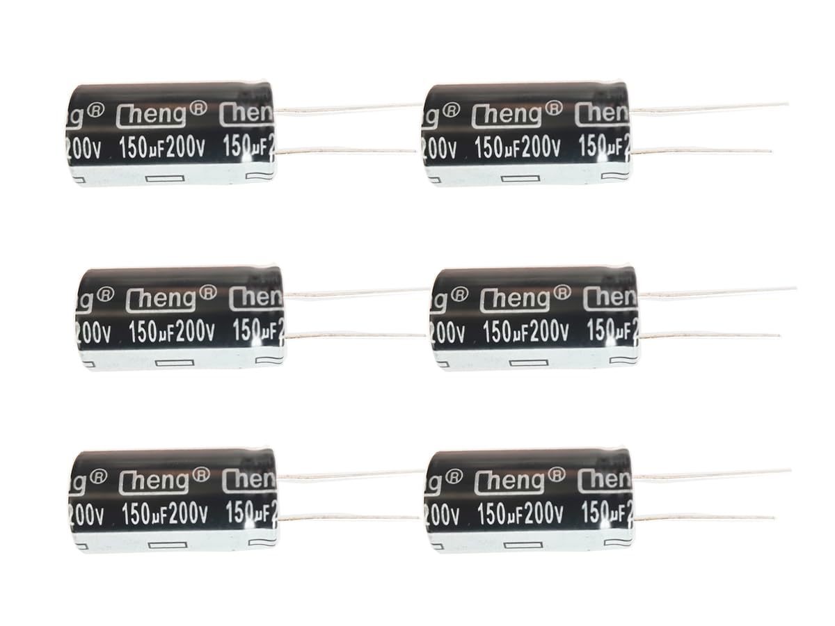 150Uf 200V 16X30 +/-20% -40 To +105°C 6 Pcs Aluminum Electrolytic Capaci... - $29.98