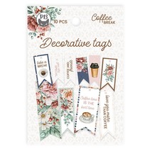 Coffee Break Double-Sided Cardstock Tags 10/Pkg- 02 P13COF22 - £12.74 GBP