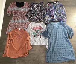 Size Medium Woman&#39;s Dresses and Long Sleeve Shirts - Various Brands - $33.25