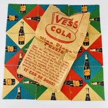 Vess Cola 9 Piece Advertising Mystery Puzzle Game Vintage Complete 1950s... - $5.83