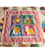 Fisher Price Vtg 1983 Baby Blanket Tummy Time Activity Mat Pink Mirror T... - $331.20 MXN