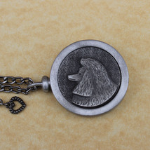 Pewter Keepsake Pet Memory Charm Cremation Urn with Chain - Poodle - $99.99