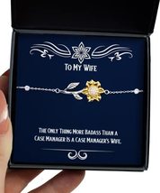 Sarcasm Wife Sunflower Bracelet, The Only Thing More Badass Than a Case ... - $49.95
