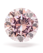 Argyle Diamond 0.16ct Natural Loose Fancy Light Pink 7PR Color Diamond Round VS2 - £6,224.62 GBP