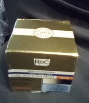 Roc Multi Correxion 5 in 1 Chest Neck &amp; Face Cream with SPF 30 Hexyl-R 1... - £18.02 GBP