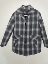 Pendleton Plaid Jacket Women S Wool Blend Shirt Button Front Jacket Coat Pockets - £93.44 GBP