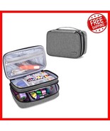 Stylish Gray Sewing Supplies Organizer with Double-Layer Compartment Design - $49.57 CAD
