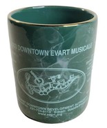 Coffee Cup Mug 2003 Downtown Evart Musicale Michigan Collectible City Green - $6.91
