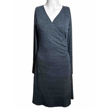 Prana Women&#39;s Size Small Nadia Wrap Long Sleeve V Neck Dress Stretch Knit - AC - £16.83 GBP