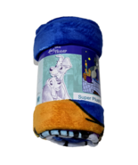 Disney Lady And The Tramp Super Plush Throw 46x60in Blue Dogs - €30,96 EUR