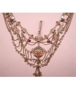 SILVER OLD BELLY CHAIN OLD FABULOUS HANDMADE KANDORA KAMARBANDH WAIST CH... - $974.88 CAD