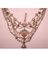 SILVER OLD BELLY CHAIN OLD FABULOUS HANDMADE KANDORA KAMARBANDH WAIST CH... - £560.70 GBP