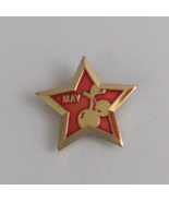 May Cherries Star Red &amp; Gold Tone Lapel Hat Pin - €5,57 EUR