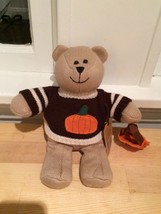 Starbucks Bearista 85th Edition Pumpkin Autumn Sweater Teddy Bear 2009 w... - £11.00 GBP