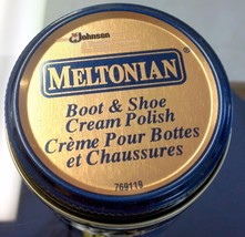 Meltonian DARK BROWN 10 Boot &amp; Shoe CREAM Polish Shine Protect Leather s... - $70.64