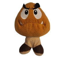 Super Mario Goomba Plush Keychain 6 in Stuffed Animal Zippered Pocket 2012 - $15.67