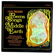 J.R.R. Tolkien Poems &amp; Songs Of Middle Earth LP 1967 TC 1231 EX++ VG - £43.03 GBP