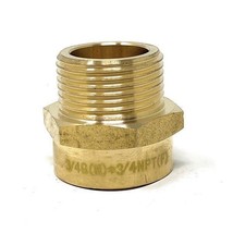 G Thread (Metric BSPP) Male to NPT Female Adapter - Lead Free (3/4&quot; x 3/4&quot;) - $14.81