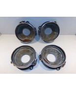 1963 64 Dodge Plymouth Headlight Buckets &amp; Rings OEM Sport Fury 65 Coronet - $3,357.71 MXN