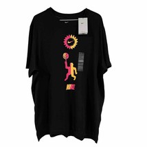 Nike Festival Logo Shirt The Nike Tee Mens XL Nike Basketball Black Pink... - $30.80