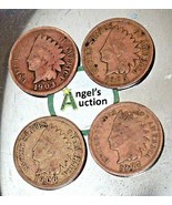 Indian Head Penny 1903, 1905, 1906 and 1907 AA20-CNP2153 Antique - £54.78 GBP