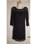 Laundry by Shelli Segal Black Crochet Lace Dress w/detachable Silky Slip... - €23,26 EUR Laundry by Shelli Segal Black Crochet Lace Dress w/detachable Silky Slip... - €23,26 EUR