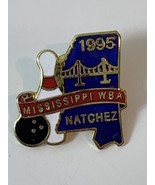 Mississippi WBA 1995 Natchez Lapel Pin Womens Bowling Association - $19.03