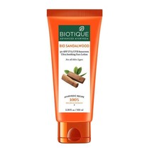 Biotique Bio Sandalwood SPF 50 UVA/UVB Sunscreen Ultra Soothing Face Lotion 100m - £19.86 GBP