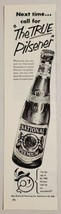 1952 Print Ad National Premium Pilsener Beer Made in Baltimore,Maryland - £9.19 GBP