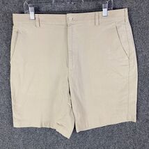 Jos A Bank Shorts Men&#39;s Size 36 Beige Chino 100% Cotton Casual Slash Poc... - $20.87 CAD