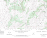 Whiskey Spring, Montana 1968 Vintage USGS Topo Map 7.5 Quadrangle Topogr... - $23.99