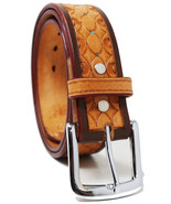 Western 1-1/2&quot; Wide Rodeo Fashion Antique Tooled Leather Belt 2673RS - €34,49 EUR