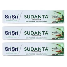 Sri Sri Tattva Sudanta Herbal Toothpaste - 50g (Pack of 3) - £12.68 GBP
