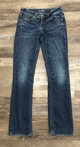 Silver Womens Size 26x33 Suki Mid Slim Boot Cut Medium Wash Blue Jeans - £22.62 GBP