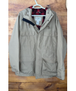 L.L. Bean Mens Flannel Lined Coat Size XL-Reg Thinsulate Hooded Full Zip... - $1,040.59 MXN