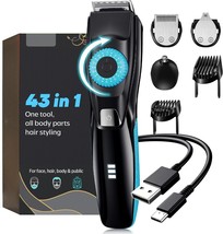 Beard Trimmer for Men Stubble, All in 1 Electric Trimmer, Rechargeabe &amp; Cordless - £27.32 GBP