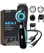 Beard Trimmer for Men Stubble, All in 1 Electric Trimmer, Rechargeabe &amp; ... - £27.51 GBP