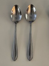 Oneida MEMPHIS Stainless China Lot of 2 Tablespoons 6.75" - £9.40 GBP
