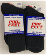 Pro Feet Merino Wool Socks, 2 pair large - $24.00